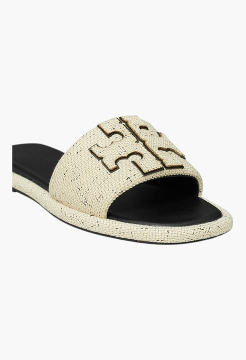 Grain/Perfect Black - Double T Sport Slide - GLAM MODA
